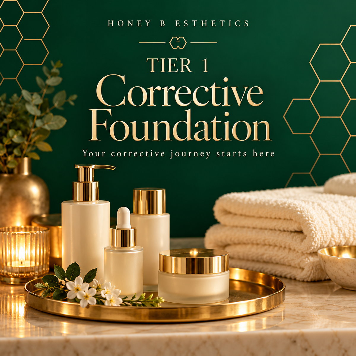 Tier 1 Corrective Foundation at Honey B Esthetics