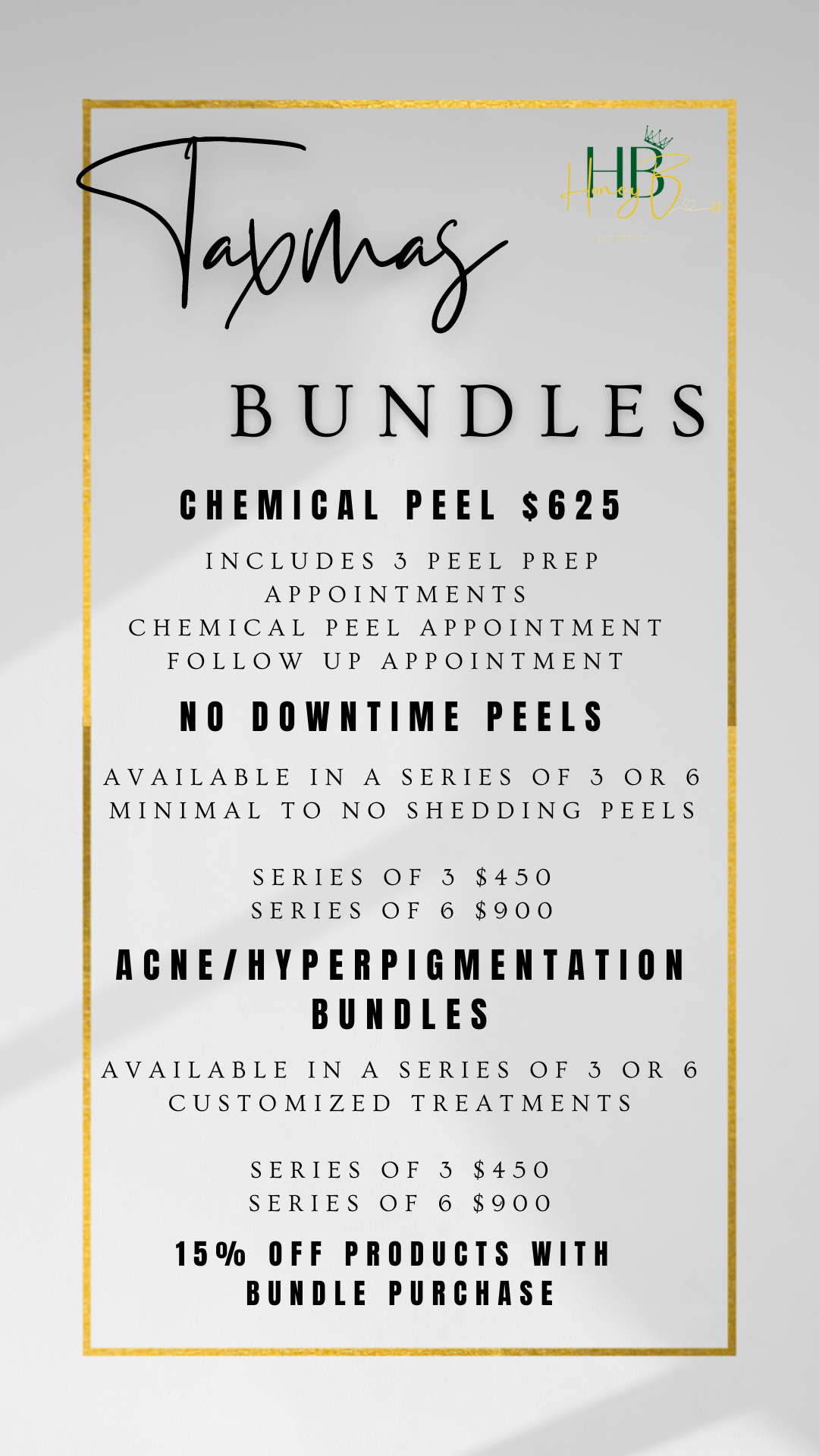 No Downtime Chemical Peel Package (3 Series)